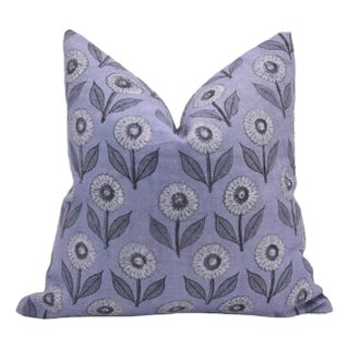 Fabdivine Bohemian Block Print Pillow Cover 16x16 Inch - Genda Pushp For Sale