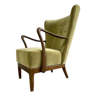 Scandinavian Modern Alfred Christensen Lounge Chair For Sale