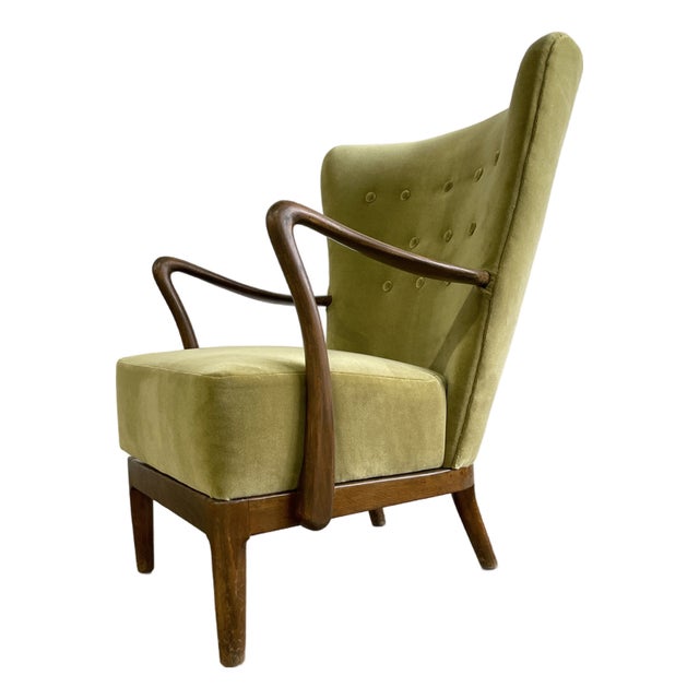 Scandinavian Modern Alfred Christensen Lounge Chair For Sale