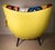 Yellow Romero Britto Rare Pop Art Accent Armchair For Sale - Image 8 of 8