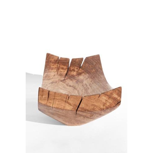 V21354 Vessel in Natural Oak Wood by Jörg Pietschmann For Sale - Image 10 of 16