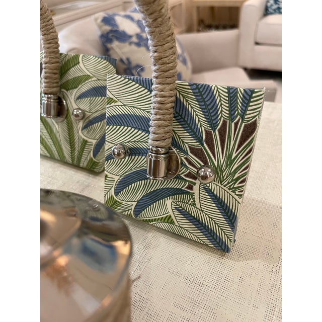 Nautical Pair of Customized Wall Sconces by Regina Andrews For Sale - Image 3 of 7