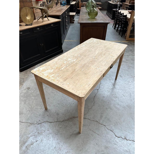 1920s Country Table with Spindle Legs For Sale - Image 5 of 12