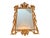 Rococo Antique Ornately Carved Giltwood Beveled Wall Mirror | Baroque Rococo Revival | 49" H For Sale - Image 3 of 11