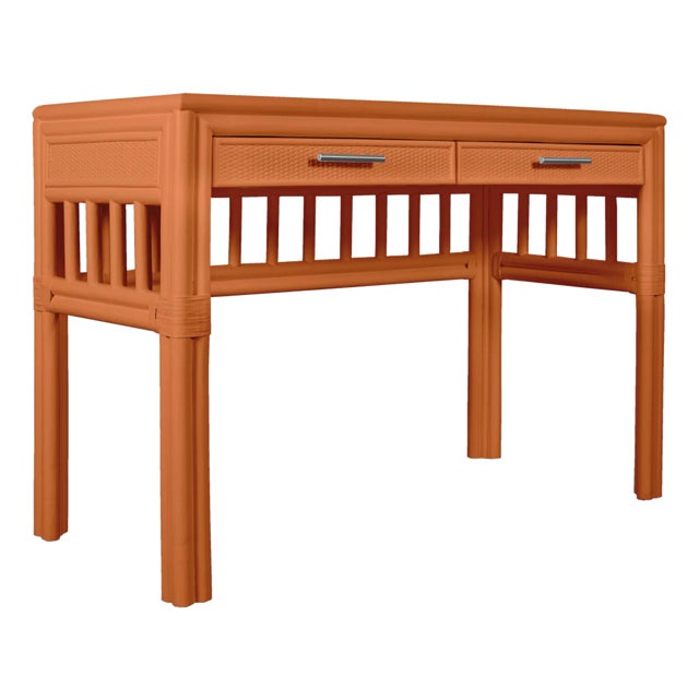 Colony Desk, Citrus Orange For Sale