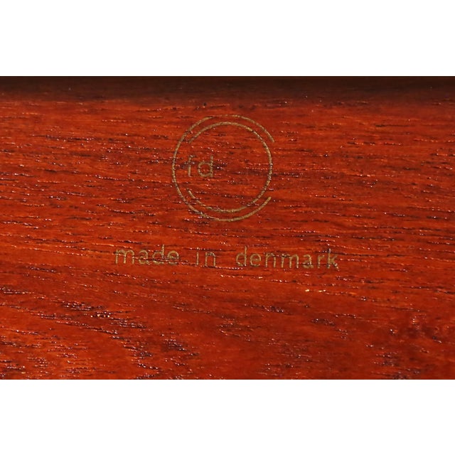 1950s Early Teak France Lounge Chair No. 136 Designed by Finn Juhl for France and Daverkosen For Sale - Image 12 of 12