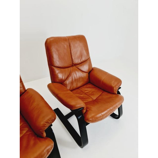 Mid-Century Modern Lounge Chairs by Ake Fribyter, 1970s, Set of 2 For Sale - Image 14 of 18
