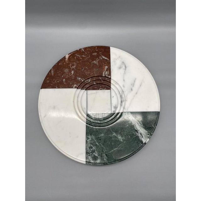 Carrara Marble Plate from Up & Up, Italy, 1970s For Sale - Image 14 of 14