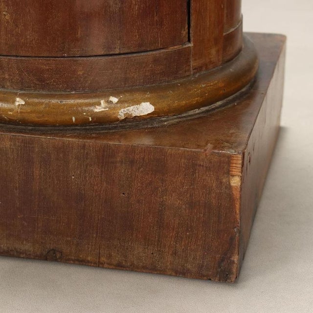 Wood Empire Mahogany Nightstand, Italy, Early 19th Century For Sale - Image 7 of 9