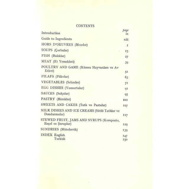 "Sultan's Pleasure and Other Turkish Recipes" 1953 Howe, Robin, Espir, Pauline For Sale - Image 4 of 10