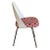 Late 20th Century Knoll Armless Saarinen Plastic-Back Side Chair in Pink Dots For Sale - Image 5 of 8