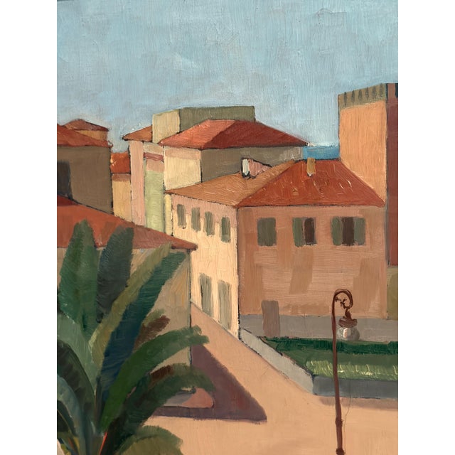 K. Berthel, Motif from Italy, 1949, Oil Painting on Canvas, Framed For Sale - Image 15 of 18
