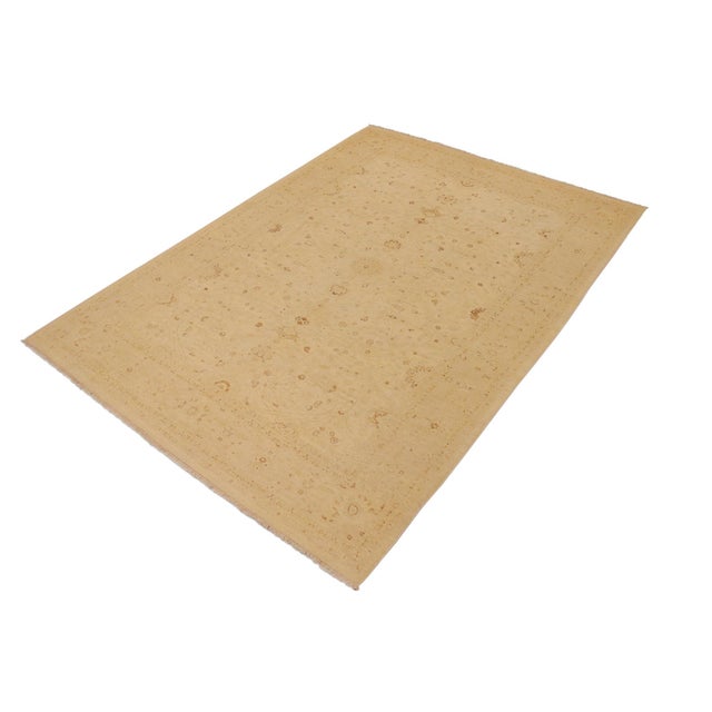 Boho Chic Boho Chic Ziegler Beige Hand-Knotted Wool Rug - 8'10'' X 12'1'' For Sale - Image 3 of 8