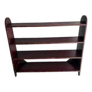 19th Century Original Red Painted Bucket/ Crock Shelf From Pennsylvania
