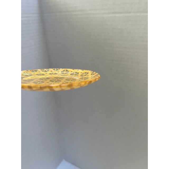 Mid 20th Century Acrylic Woven Coasters Set of 5 For Sale - Image 5 of 5