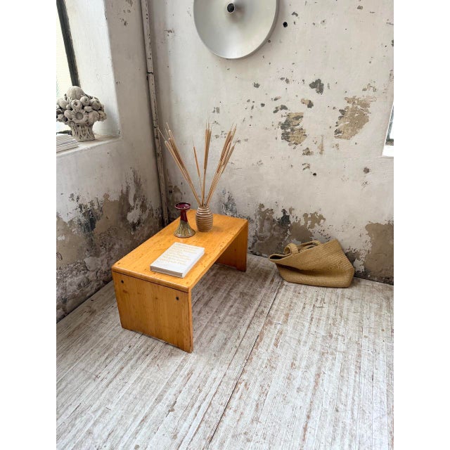 Coffee Table by Charlotte Perriand for Les Arcs 1800, 1970s For Sale - Image 3 of 18