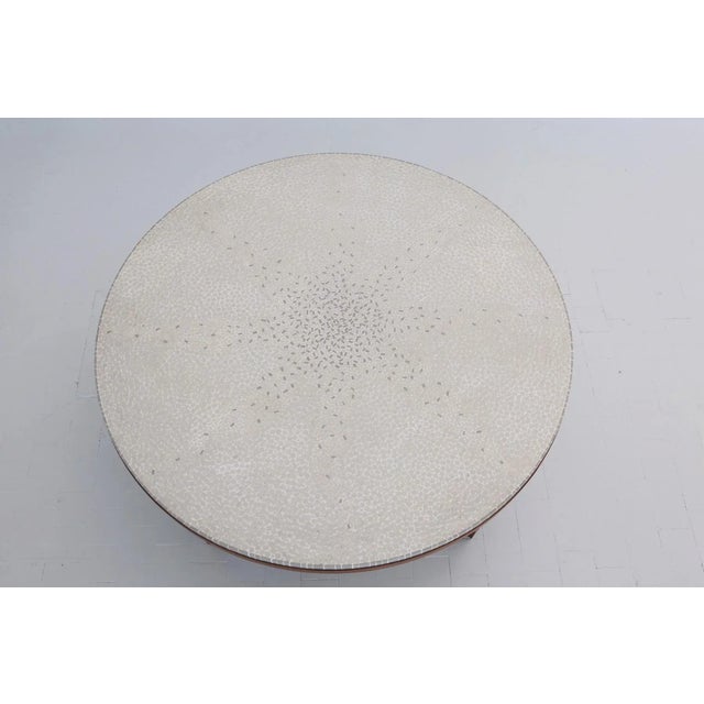 Mosaic Tile and Teak Coffee Table by Berthold Müller, 1960s For Sale - Image 9 of 14