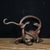 Bronze Antique Bronze Dark Warrior Turtle & Snake Sculpture – 10.6" Xuanwu Mythical Beast For Sale - Image 8 of 9