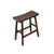 Oriental Walnut Brown Rectangle Backless Slim Stool Bench Side Table For Sale In San Francisco - Image 6 of 7