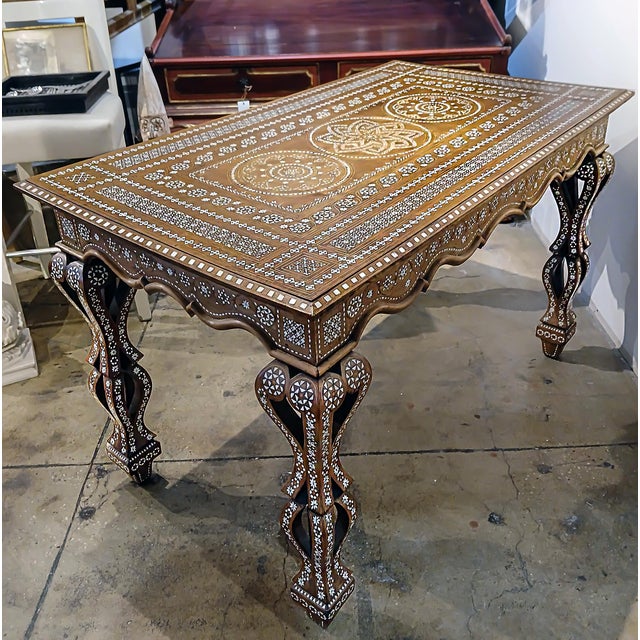 Late 19th Century Inlaid Walnut Desk, Italy For Sale - Image 16 of 17