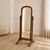 Traditional Vintage Cheval Floor Mirror With Adjustable Wood Frame For Sale - Image 3 of 14