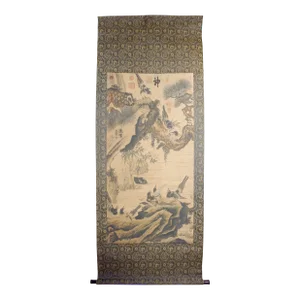 Early 20th Century Chinese Bird and Flower Scroll