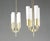 Brass Church Light By Glashütte Limburg Circa 1970s - Heavy opaline glass shades - Polished brass body - Takes 4x E27...
