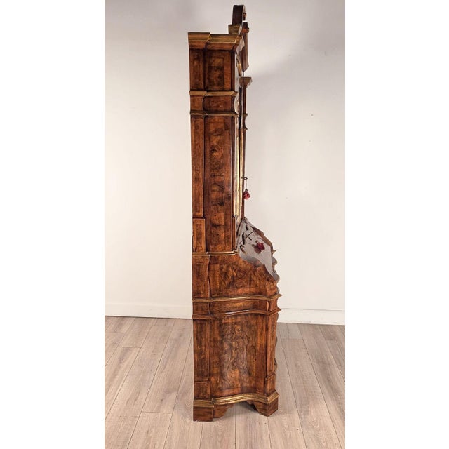 Baroque Style Secretary, Italy Circa 1950 For Sale - Image 10 of 11