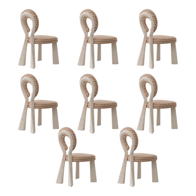 Mary Dining Chairs by Ottiu, Set of 8 For Sale