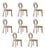 Mary Dining Chairs by Ottiu, Set of 8 For Sale