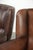 English Sheepskin Wingbacks with Colors, Set of 2 For Sale - Image 14 of 18