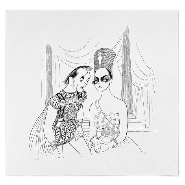 Lithograph on Koshiji paper. Hand signed lower right by Al Hirschfeld. Hand numbered 195/300 lower left. Sheet size: 23 x...