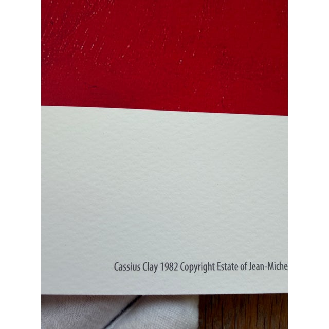 Pop Art Jean Michel Basquiat (1960-1988), Cassius Clay, 1982, Copyright Estate of Jean Michel Basquiat, Licensed by Artestar New York, Printed in the Uk For Sale - Image 3 of 11