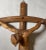 Antique Hand Carved Wood Religious Jesus Christ Crucified Cross Sculpture God For Sale - Image 13 of 14