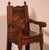 Superb children's chair called wainscot armchair from the first part of the 17th century in oak collector's item It rests...