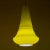 1970s Cone Pendant Lamp in Yellow from Peill & Putzler, 1970s For Sale - Image 5 of 7