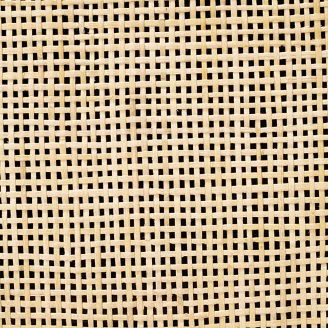 2020s Matthew Izzo Home Macon Matte White Lacquer Four Door Cabinet With Caned Doors and Nickel Hardware For Sale - Image 5 of 6