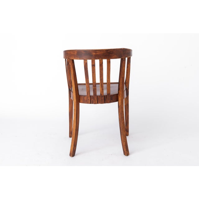 1950s Mid-Century Armchair in Beech, Germany, 1950s For Sale - Image 5 of 9