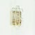 Large wall light/sconce from doria (germany, 1960s). High-end mid century modern lighting. Three transparent murano glass...
