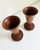Art Deco 1930s Art Deco Treen Vases, a Pair For Sale - Image 3 of 10