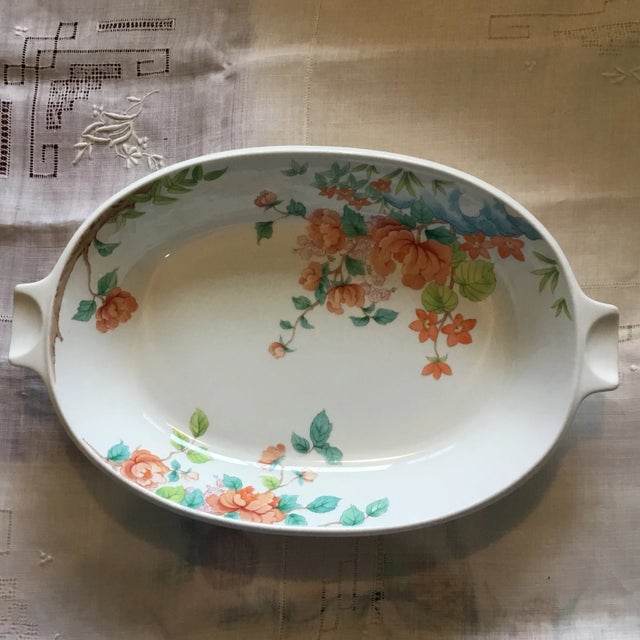 2000s Mikasa Bone China Ultra Ceram Oval Casserole For Sale In Naples, FL - Image 6 of 6