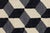 Gray Modernist Navajo Style Geometric Flatweave Wool Rug With Optical Cube Pattern For Sale - Image 8 of 12