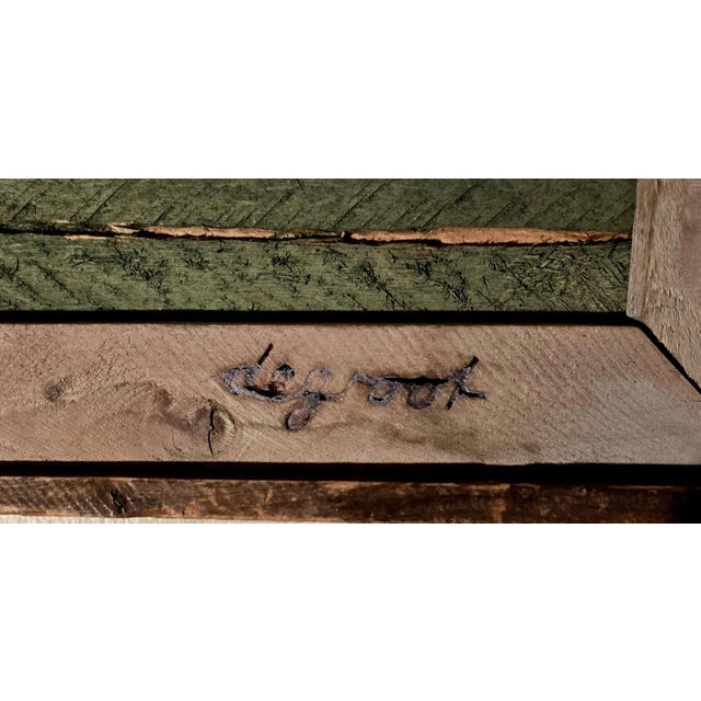1970s Theodore DeGroot Lathe Art – Village With White Picket Fence & Steeple Scene For Sale In Los Angeles - Image 6 of 6