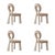 Mary Dining Chairs with Upholstered Legs by Ottiu, Set of 4 For Sale - Image 12 of 12