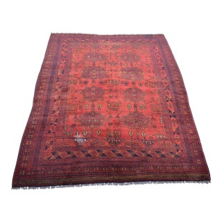 Tribal Baluch Hand Knotted Wool Rug For Sale