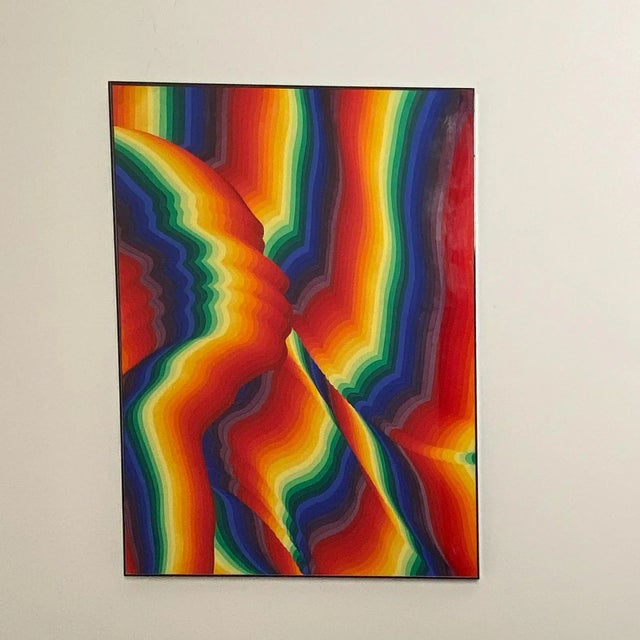 Late 20th Century Late 20th Century Rainbow Night 7 by Ay-O, Japan 1970 For Sale - Image 5 of 5