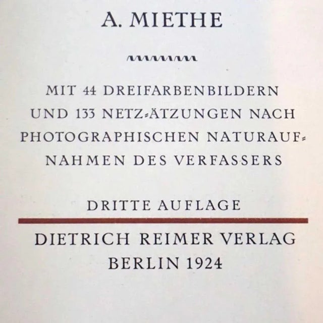 English Vintage Unter Der Sonne Oberagyptens by Adolf Miethe German Book For Sale - Image 3 of 4