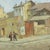 Street View in France, Oil on Canvas Painting by Renzo Gori For Sale - Image 4 of 12
