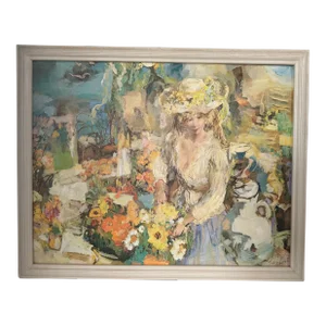 1970s Oil Painting by Wallace Bassford