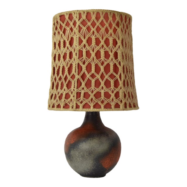 Mid-Century Ceramic Table Lamp, 1970s For Sale